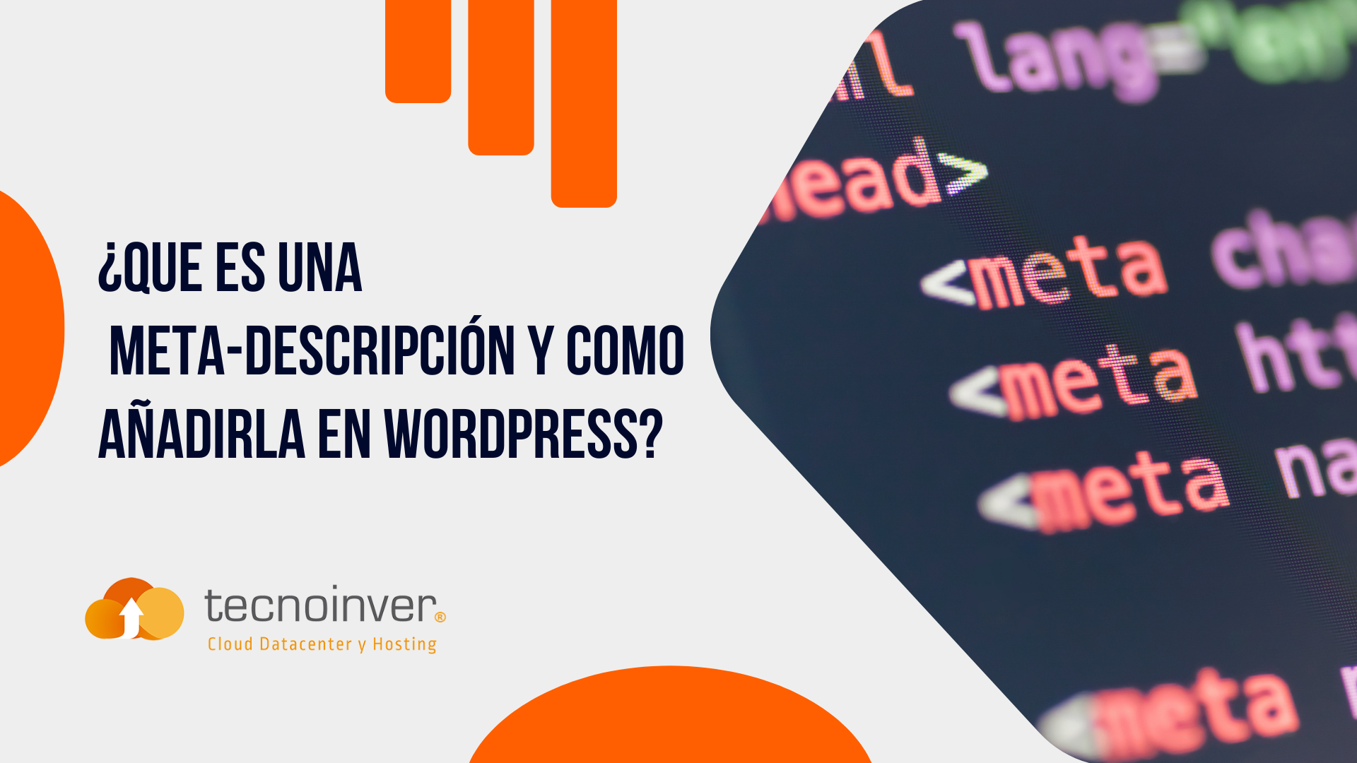 Meta descripciÃ³n, cÃ³mo aÃ±adirla en wordpress- Tecnoinver